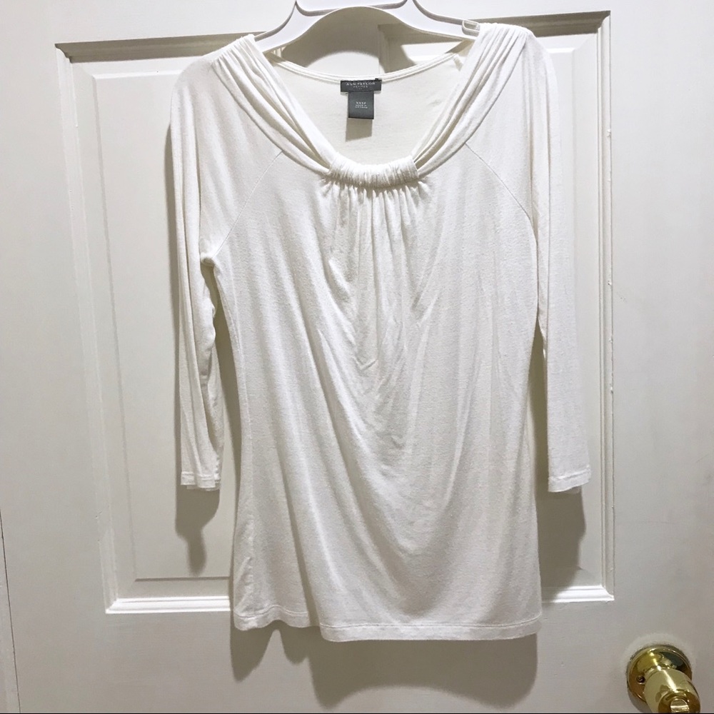Ann Taylor White Blouse